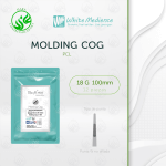 Hilos Molding COG PCL 18G x 100mm - White Medience, 12 piezas con punta W no afilada, ideales para lifting facial profundo y duradero. Distribuidos por MARA Comercializadora.
