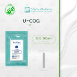 Hilos tensores U-COG 21G x 180mm de PCL con punta roma para lifting facial y estimulación de colágeno con resultados duraderos.