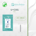 Hilos tensores U-COG 21G x 180mm de PDO con punta roma para lifting facial profesional y rejuvenecimiento sin bisturí.